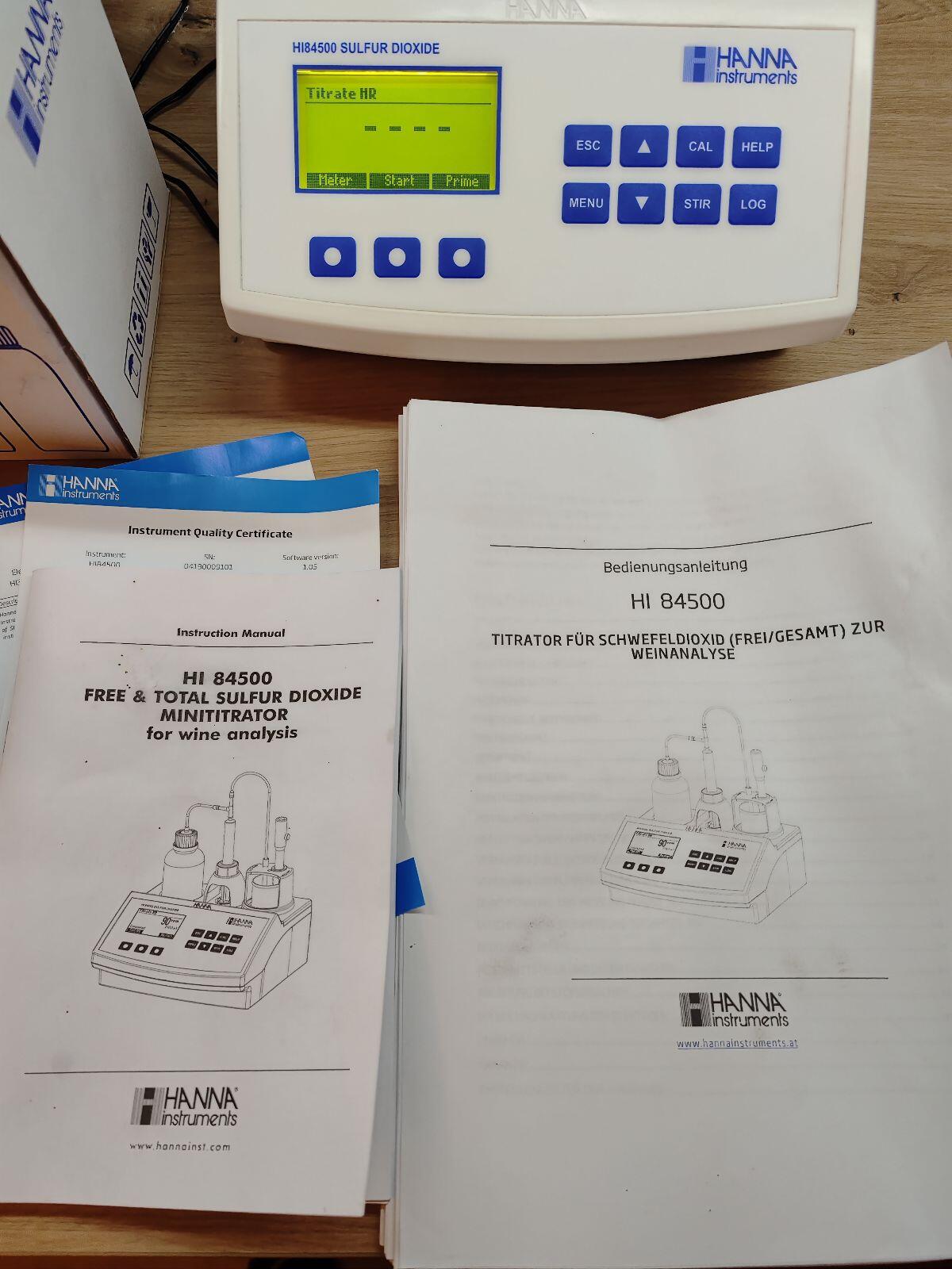Hanna SO2 Schwefelmessgerät HI84500 3