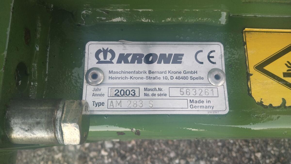 Heckmähwerk Krone 280 Easy Cut 2