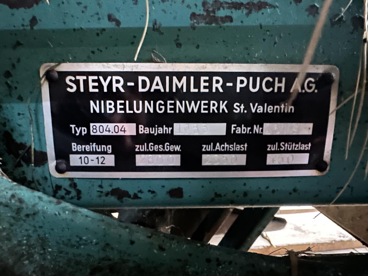 Steyr Hamster Ladewagen 3