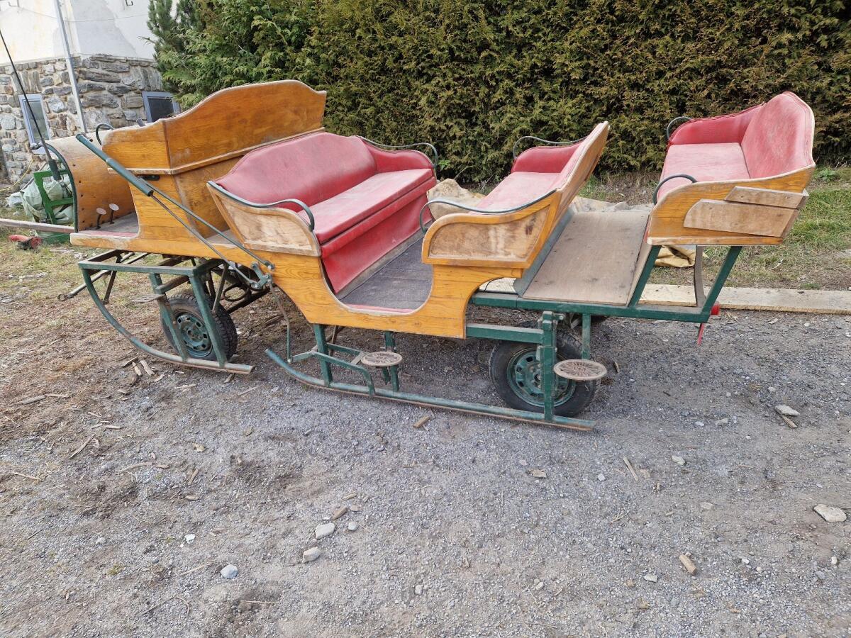 Kombinierter Pferdeschlitten, Kutsche 2