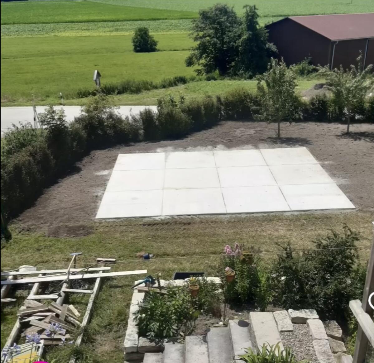 Betonstein Bodenplatten Betonblöcke 3