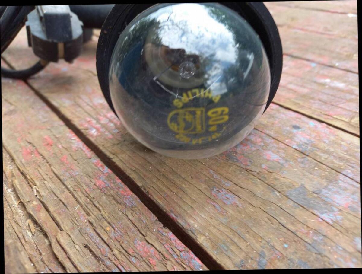 Lampen-Erdspieß mit 60-Watt-Birne 3