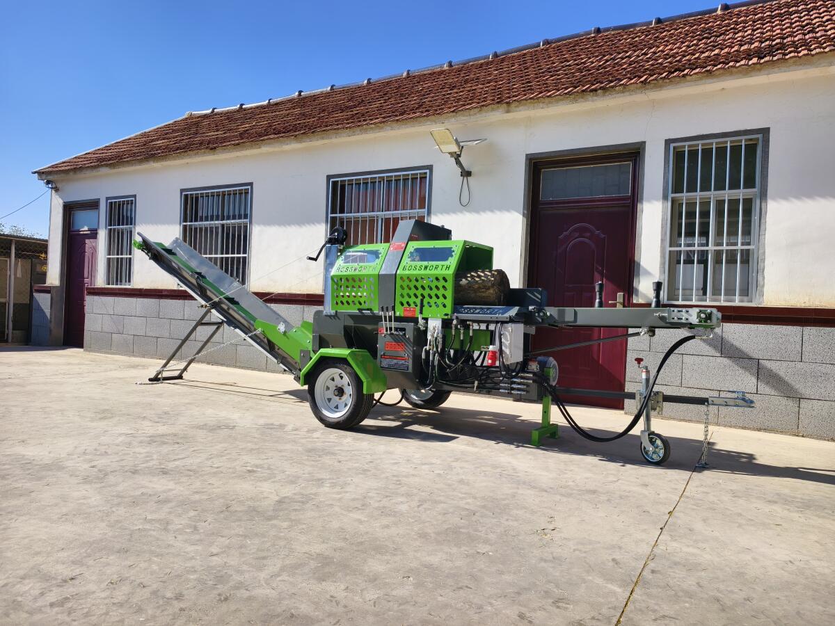 Sägespaltautomat Benzin, Elektro, Zapfwelle, 20 t, Spaltkraft 3