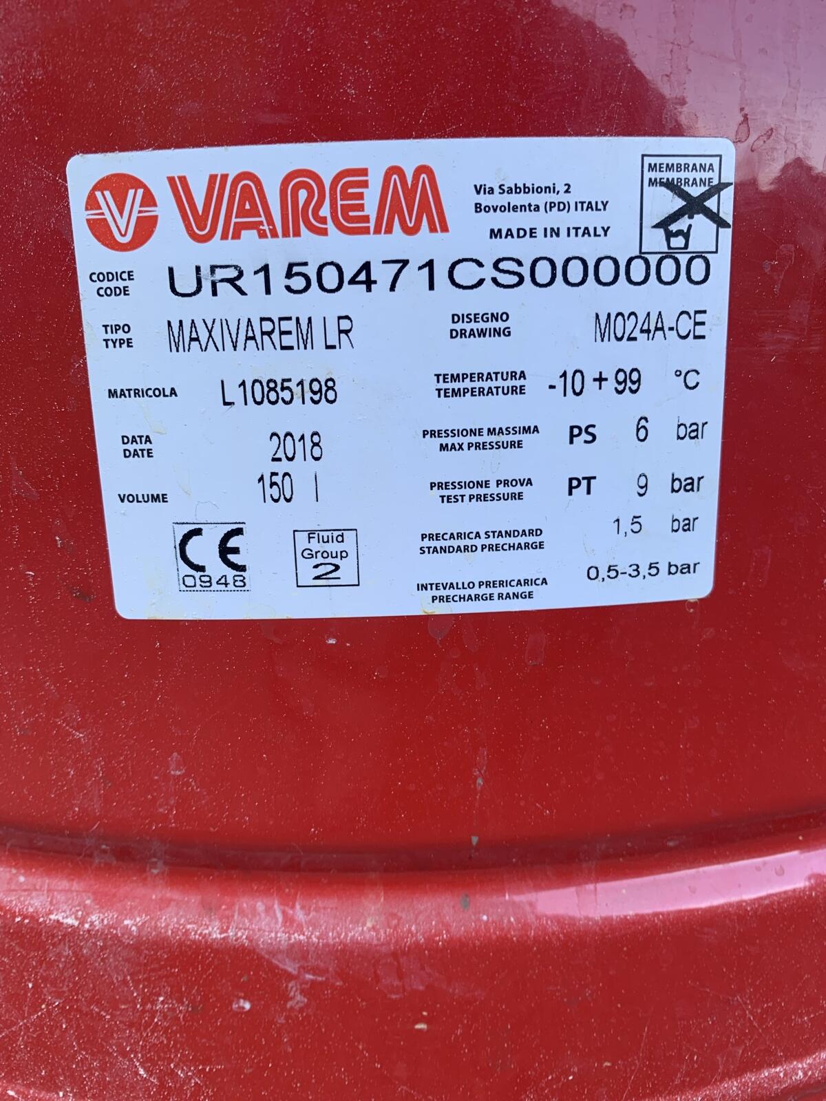 Verkaufe Ausdehnungsgefäß 3