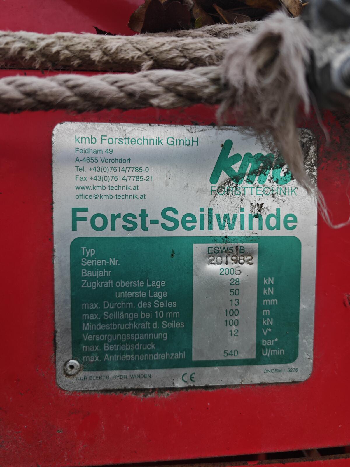 Seilwinde KMB 3