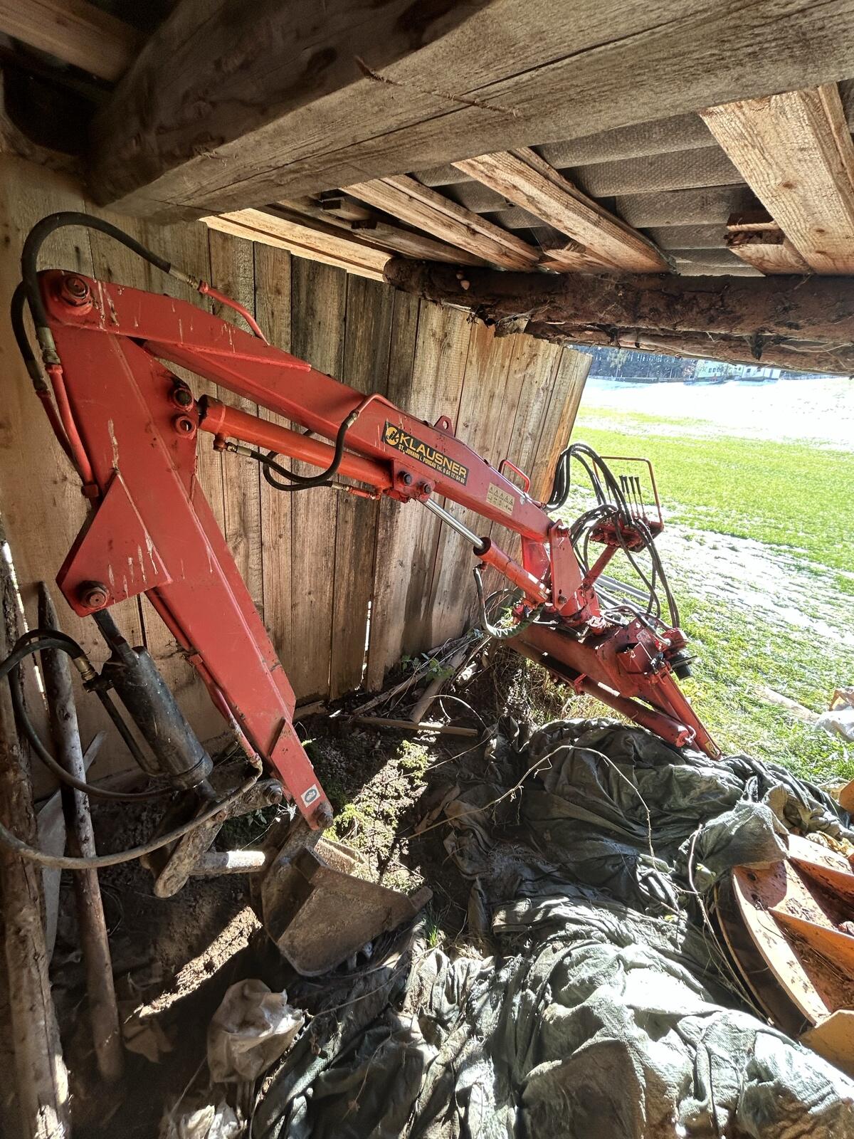 Heckbagger für Traktor 1