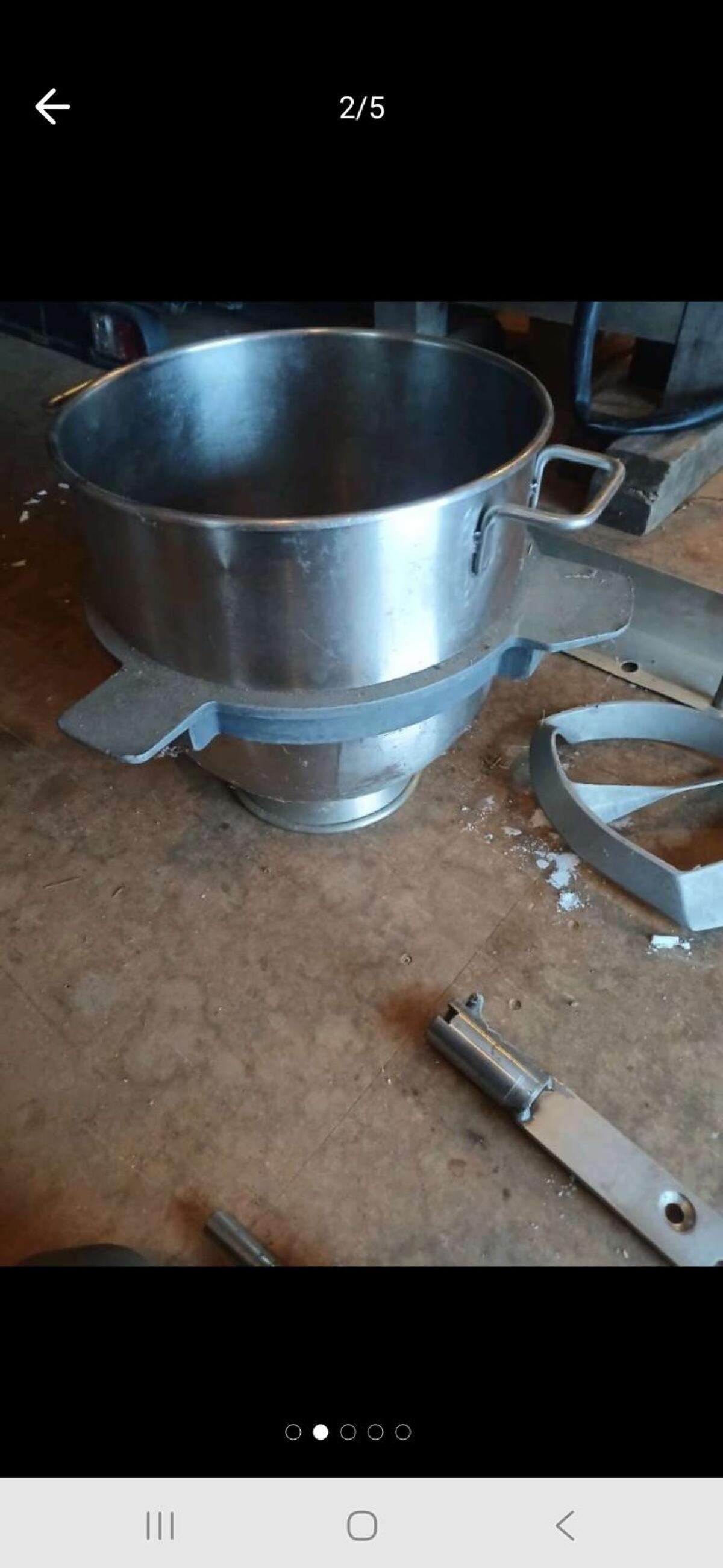 Knetmaschinenkübel, Rührwerkkübel, Bäckereimaschine 2