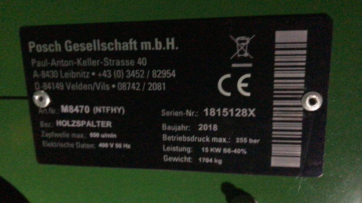 Posch Holzspalter SplitMaster 30 3