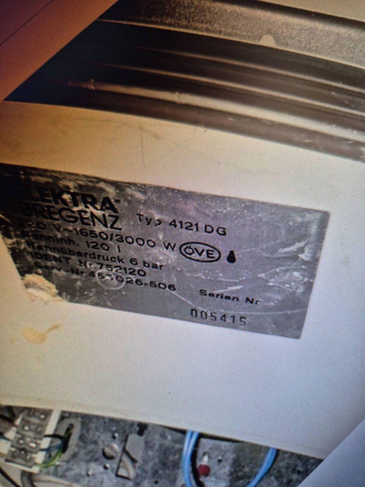 Boiler Elektra Bregenz 4121 DG 2