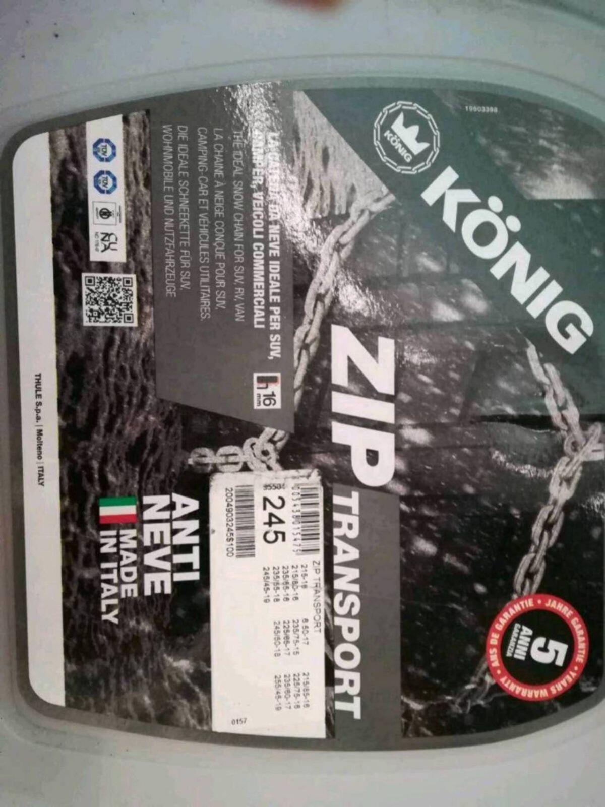 Schneeketten König für Transporter 3