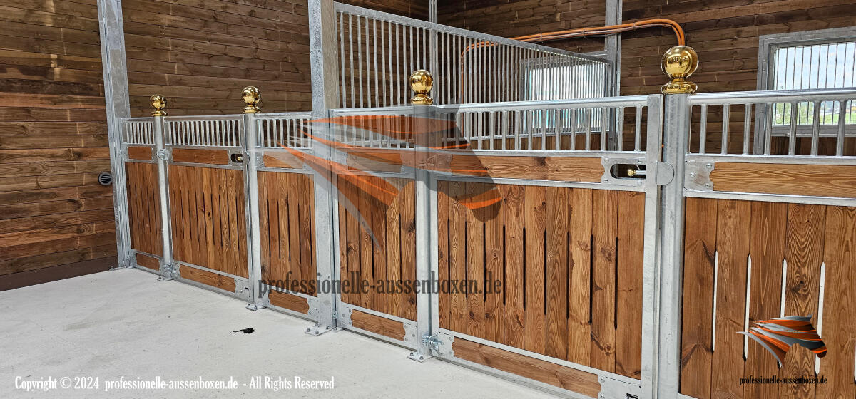 Innenbox - Pferdebox, Stall und Trennwände, Boxenstall Modell LONDON und ROME 2