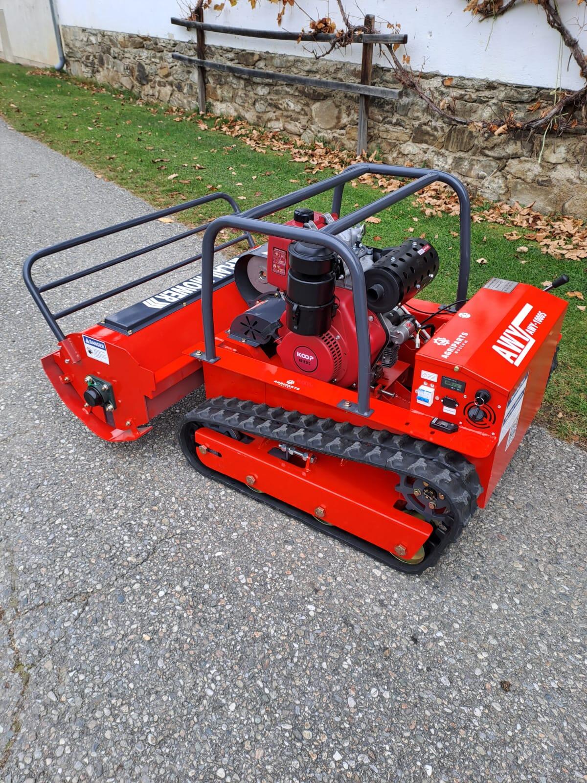 Ferngesteuerte Mulchraupe 2