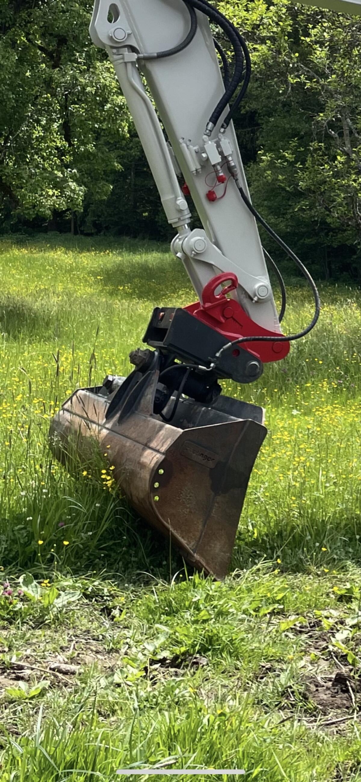 Rädlinger Schwenkschaufel 1,8 m Grabenräumlöffel Planierlöffel 1