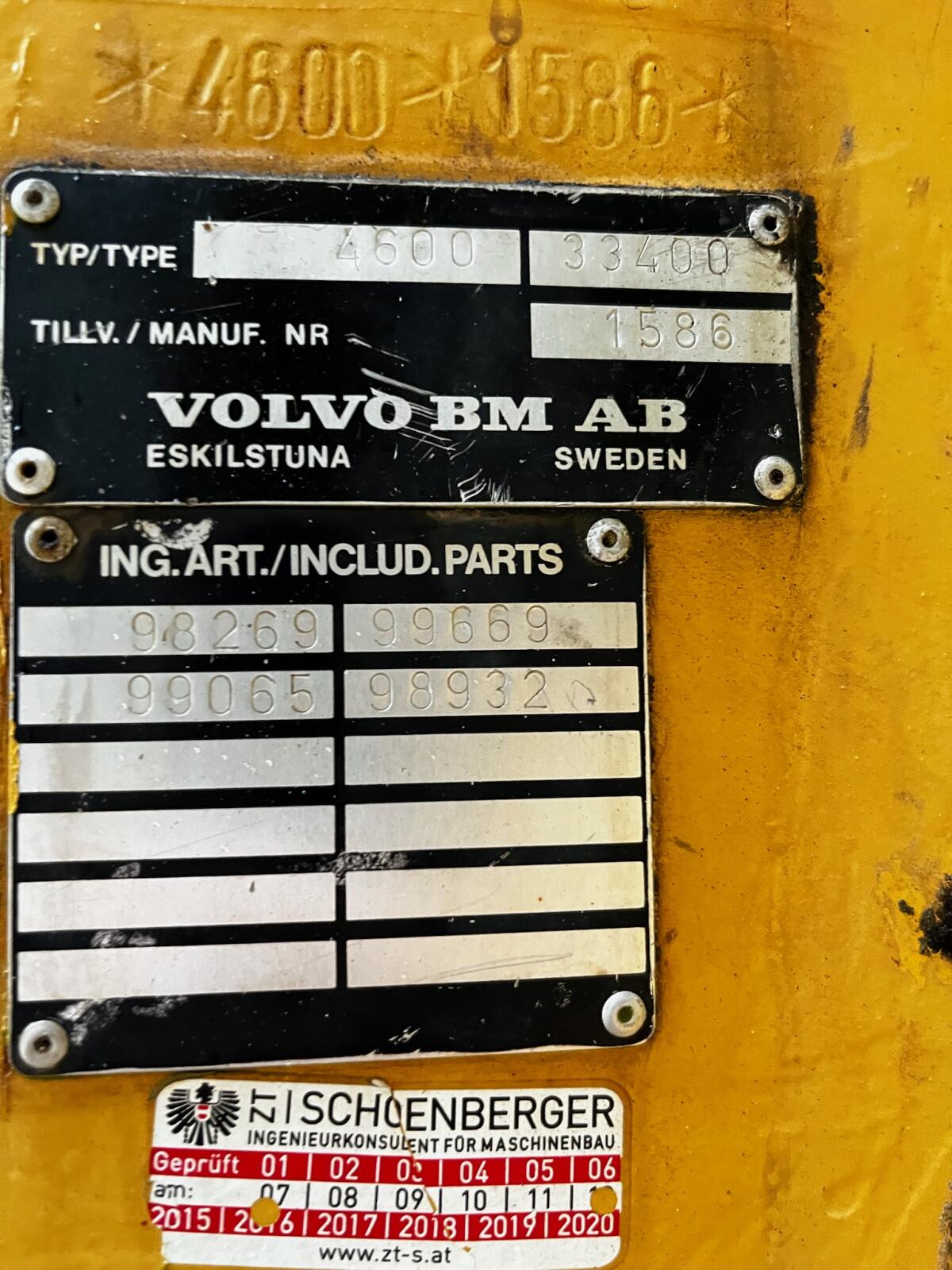 Radlader VOLVO BM AB 4600 2