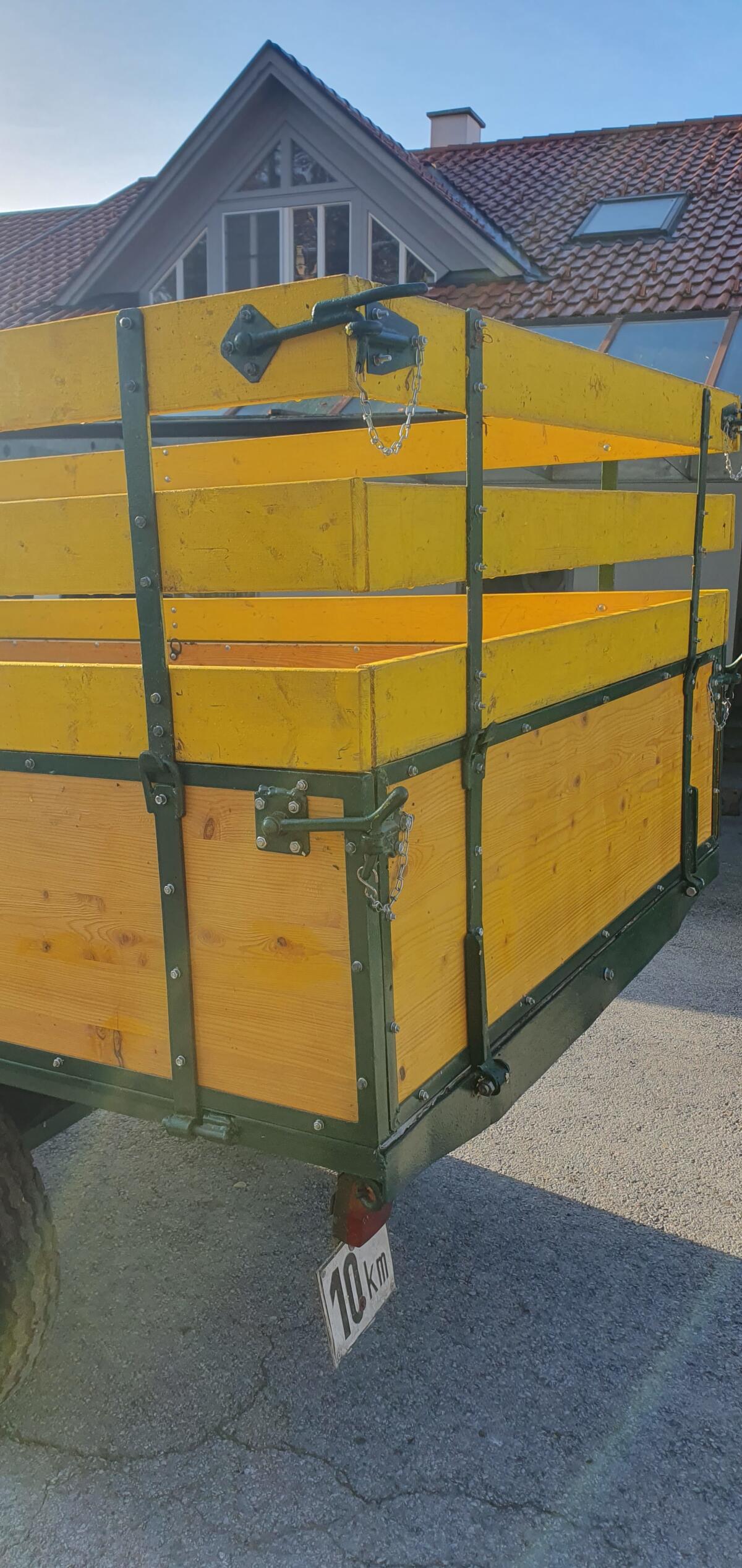 Anhänger Traktor Oldtimer Anhänger gebremst 2