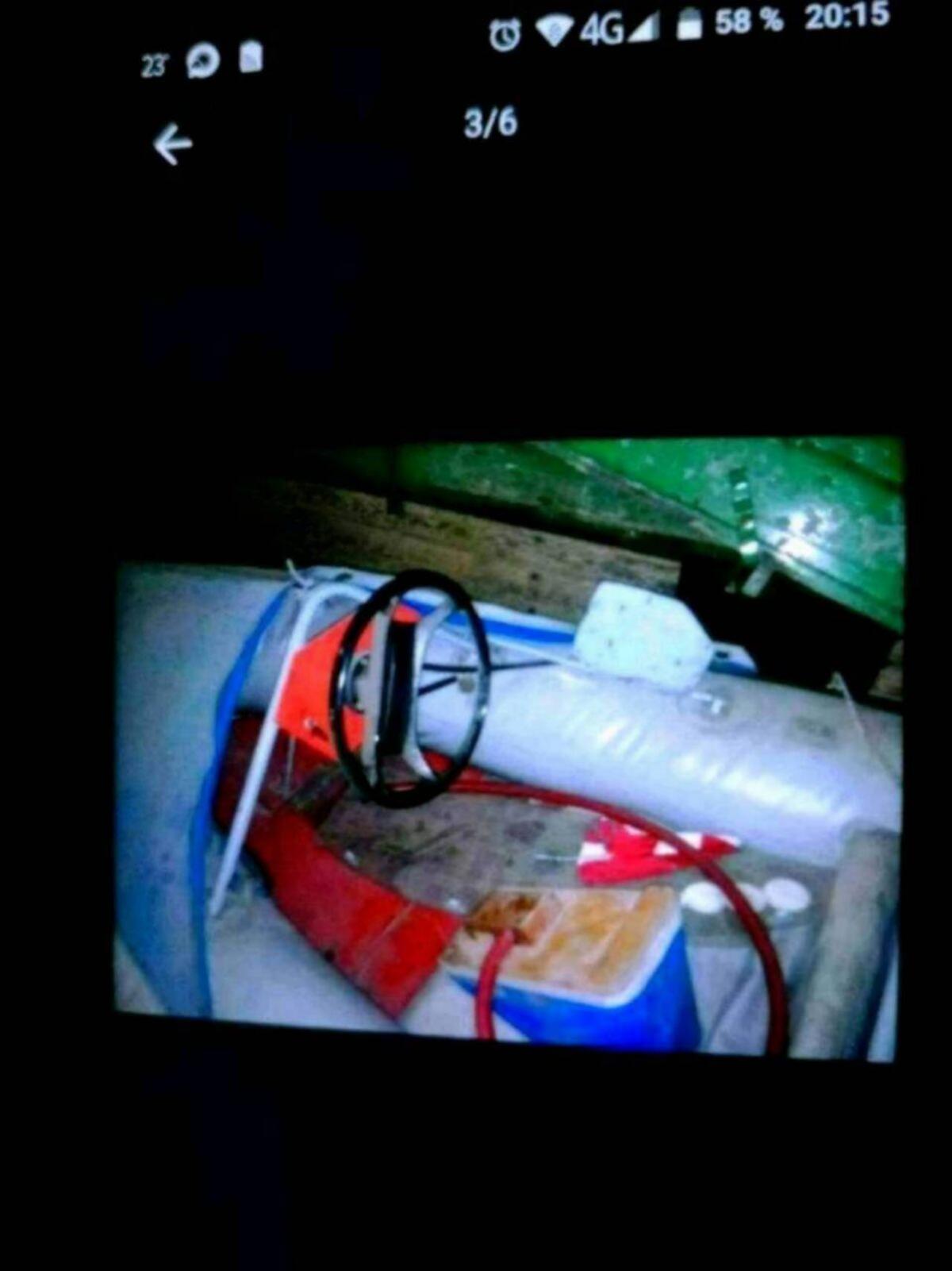 Schlauchboot, Motorboot mit Holzboden 3