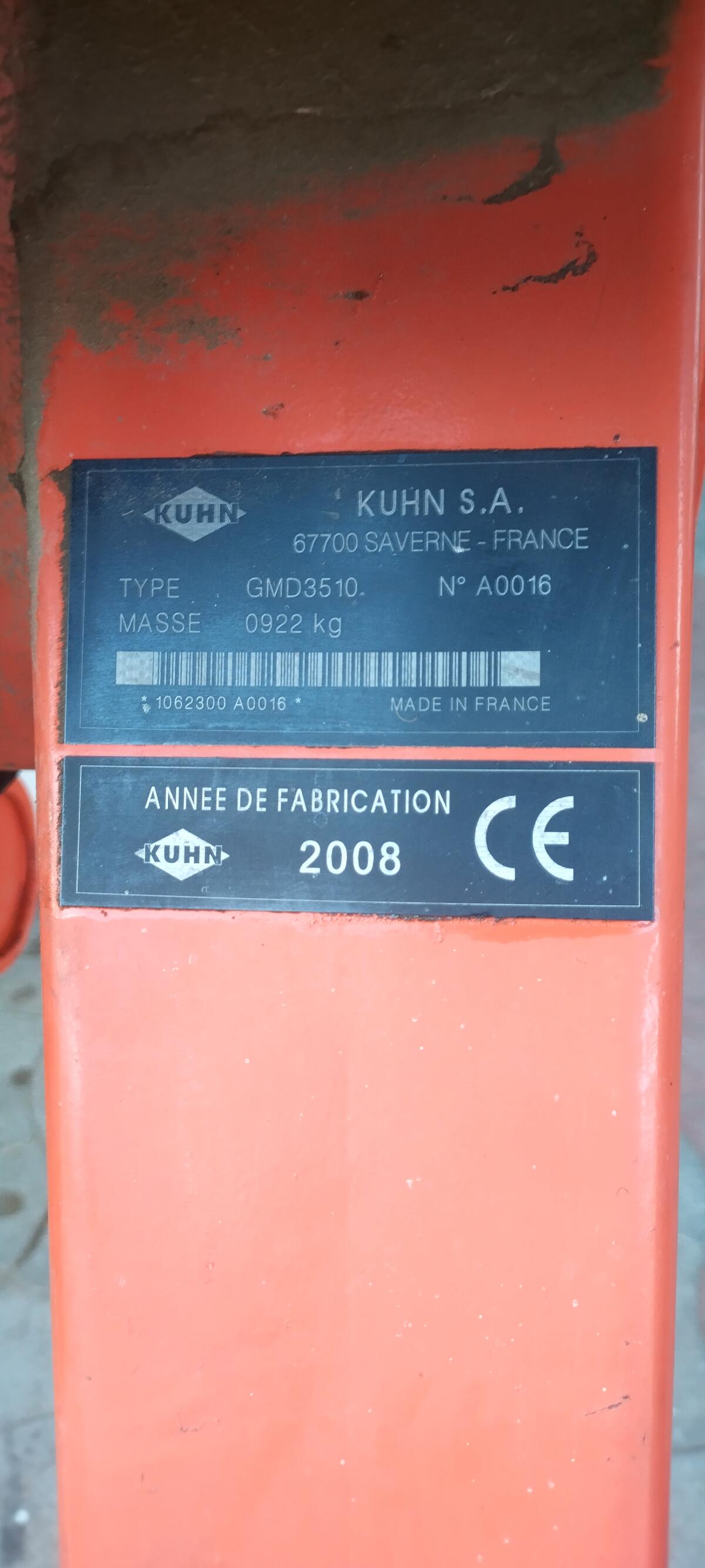 KUHN GMD 3510 3