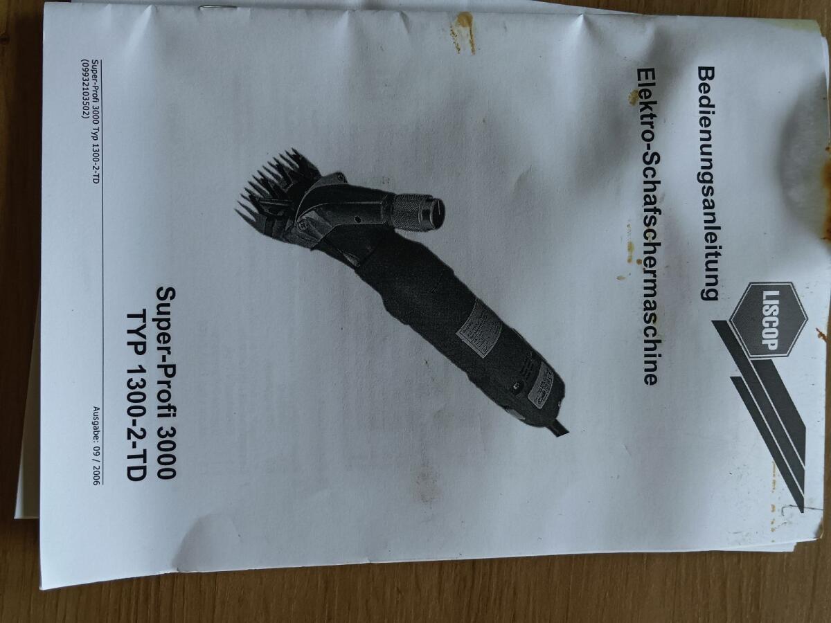 Verkaufe Schafschermaschine Profi 1