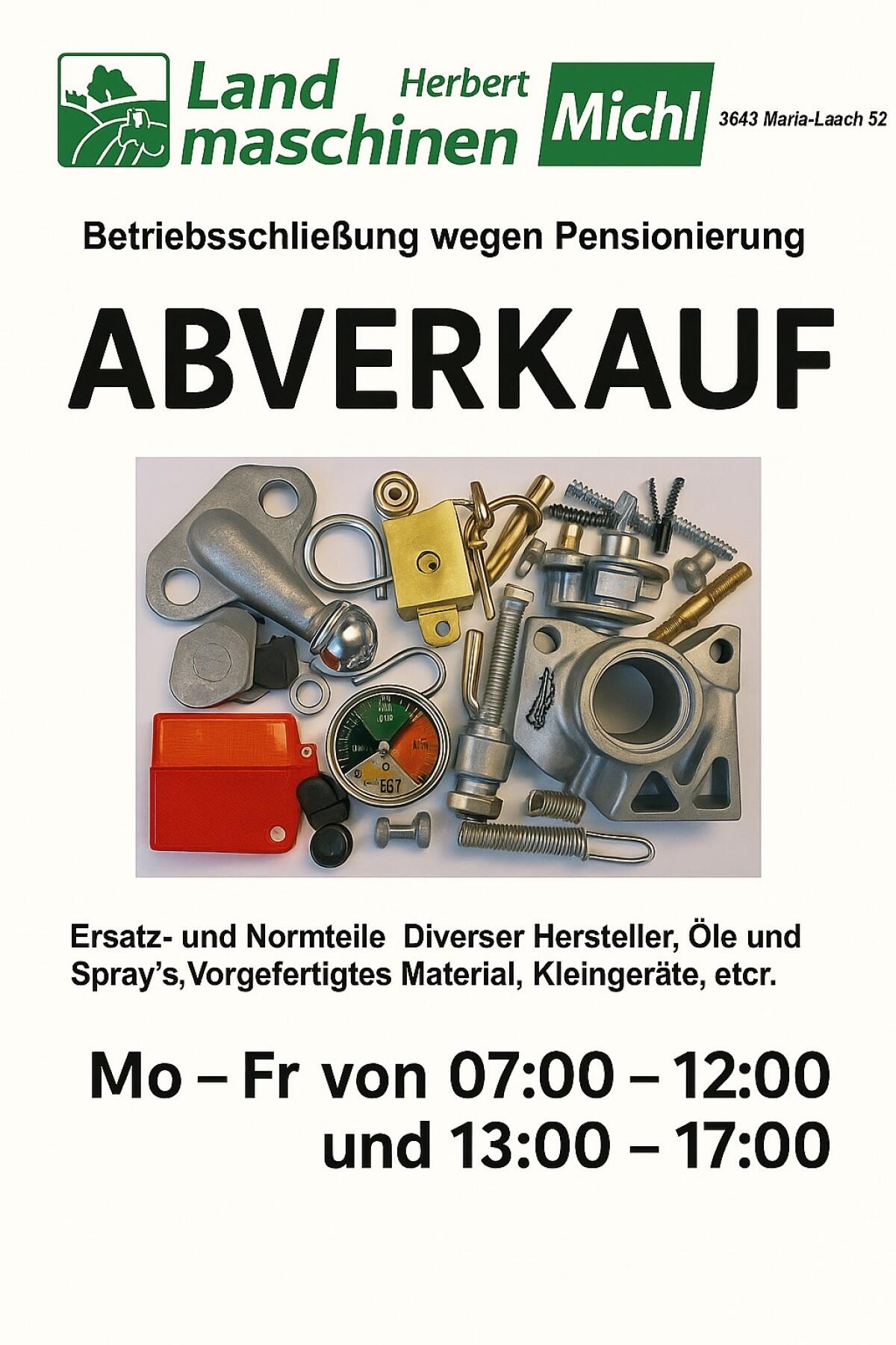 Landwirtschaftliche Teile 1