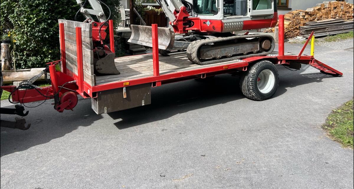 Verkaufe Tieflader Eigenbau 3