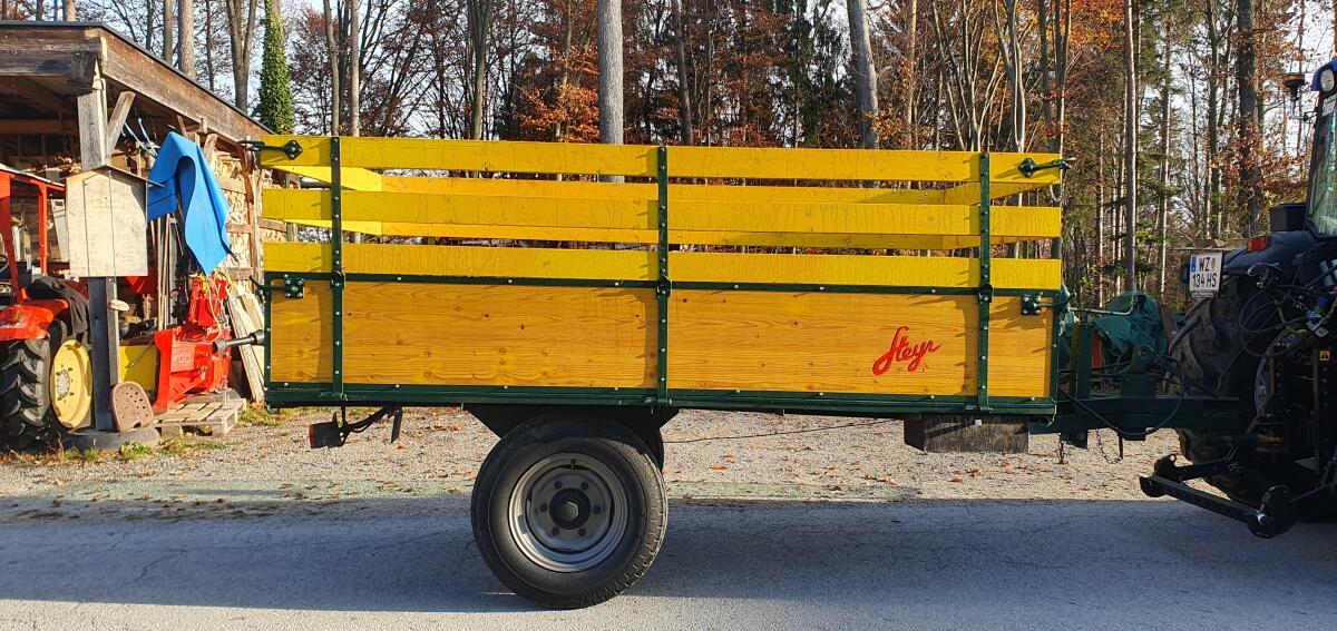 Anhänger Traktor Oldtimer Anhänger gebremst 3