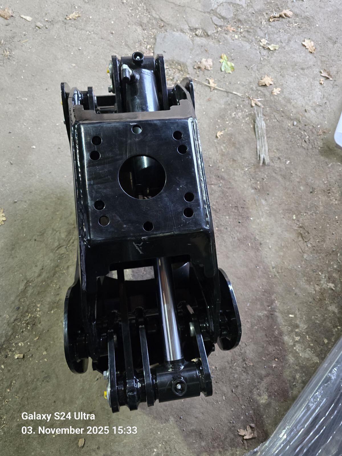 Holzzange Forstzange Greifer Energieholzzange inkl. Rotator 2