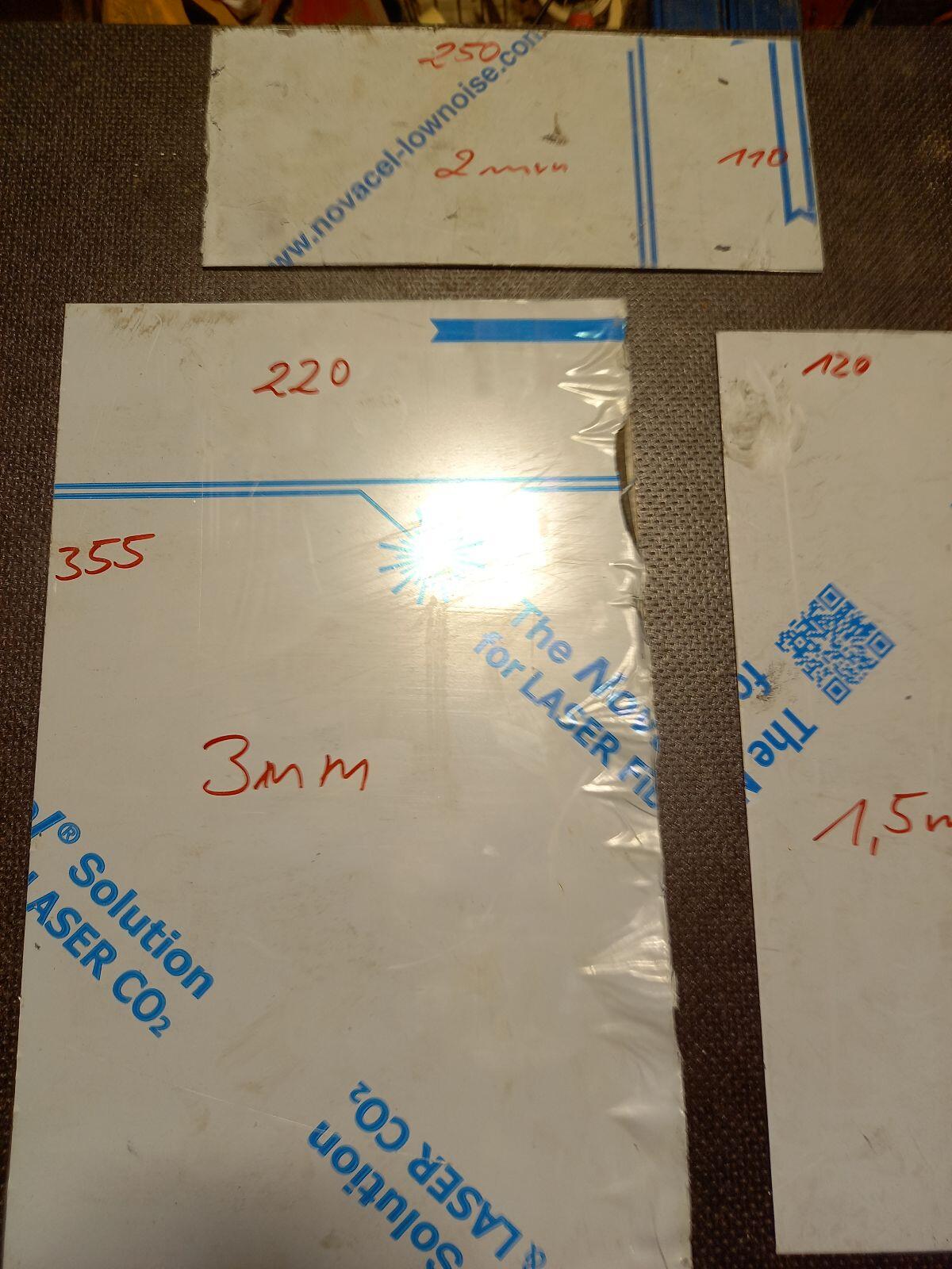 Edelstahl Blech Reste 1,5/2/3 mm 3