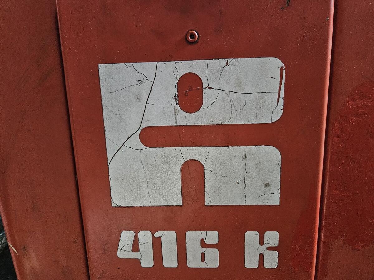 Schild zu verkaufen für Reformmotormäher 416 K 3