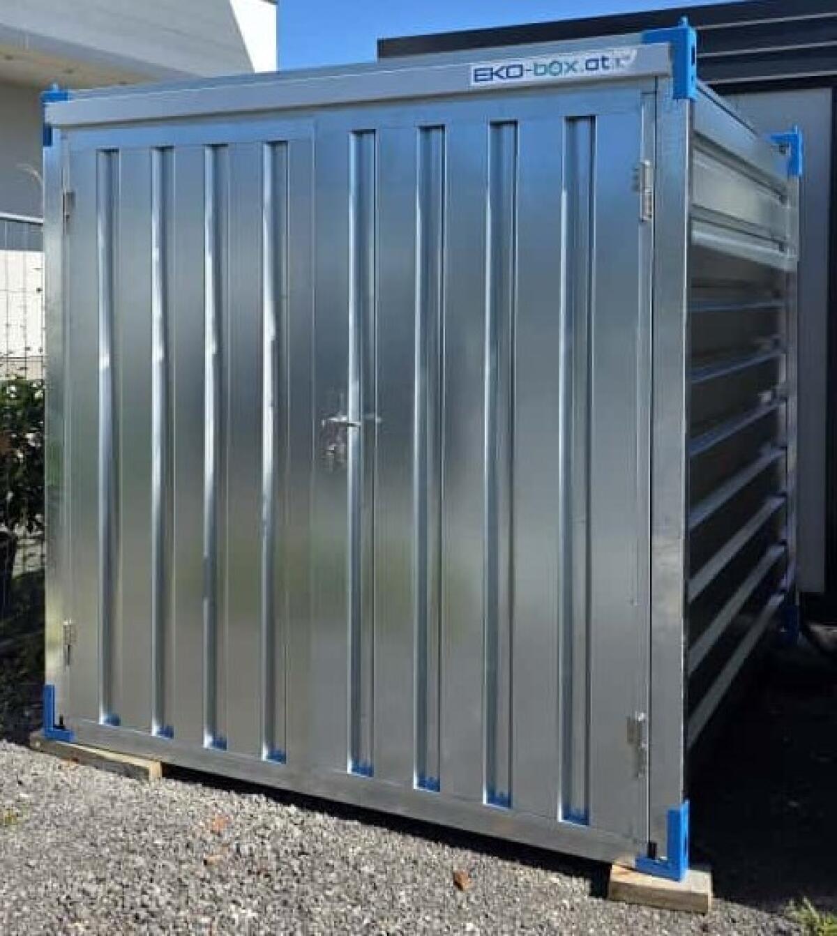 3 m Blechcontainer, Lagercontainer, Werkzeugcontainer 2