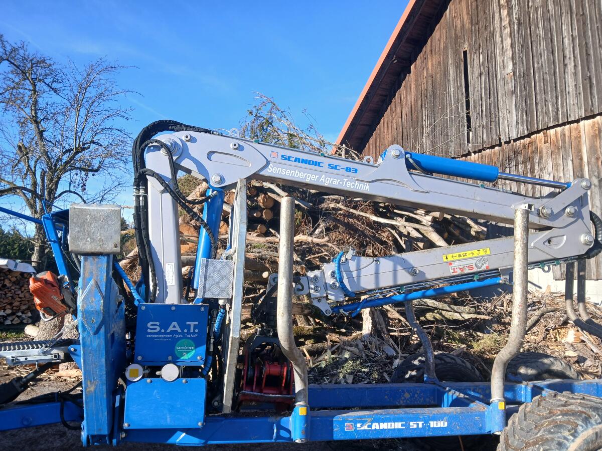 SCANDIC Kranwagen, Rückewagen, ST10D, kein Farmi, Palms, BMF 1