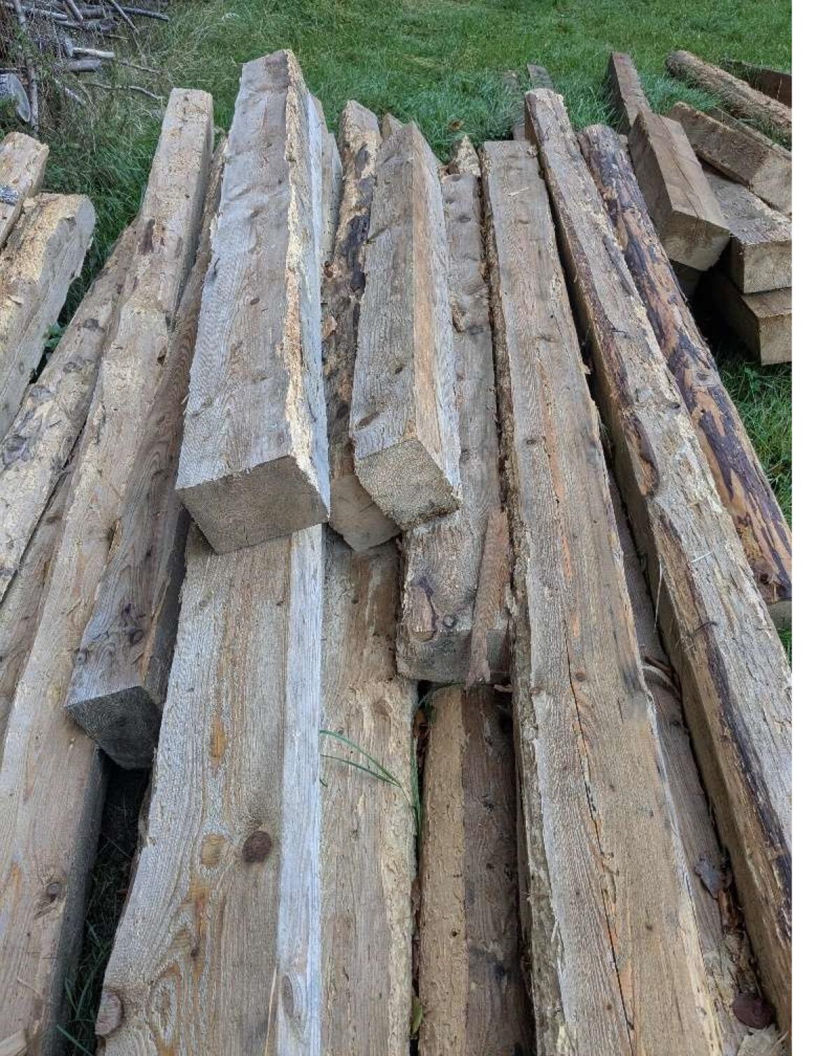 Tramholzdecke / Altholz aus den 1960er-Jahren - ca. 7-10 Fm 2