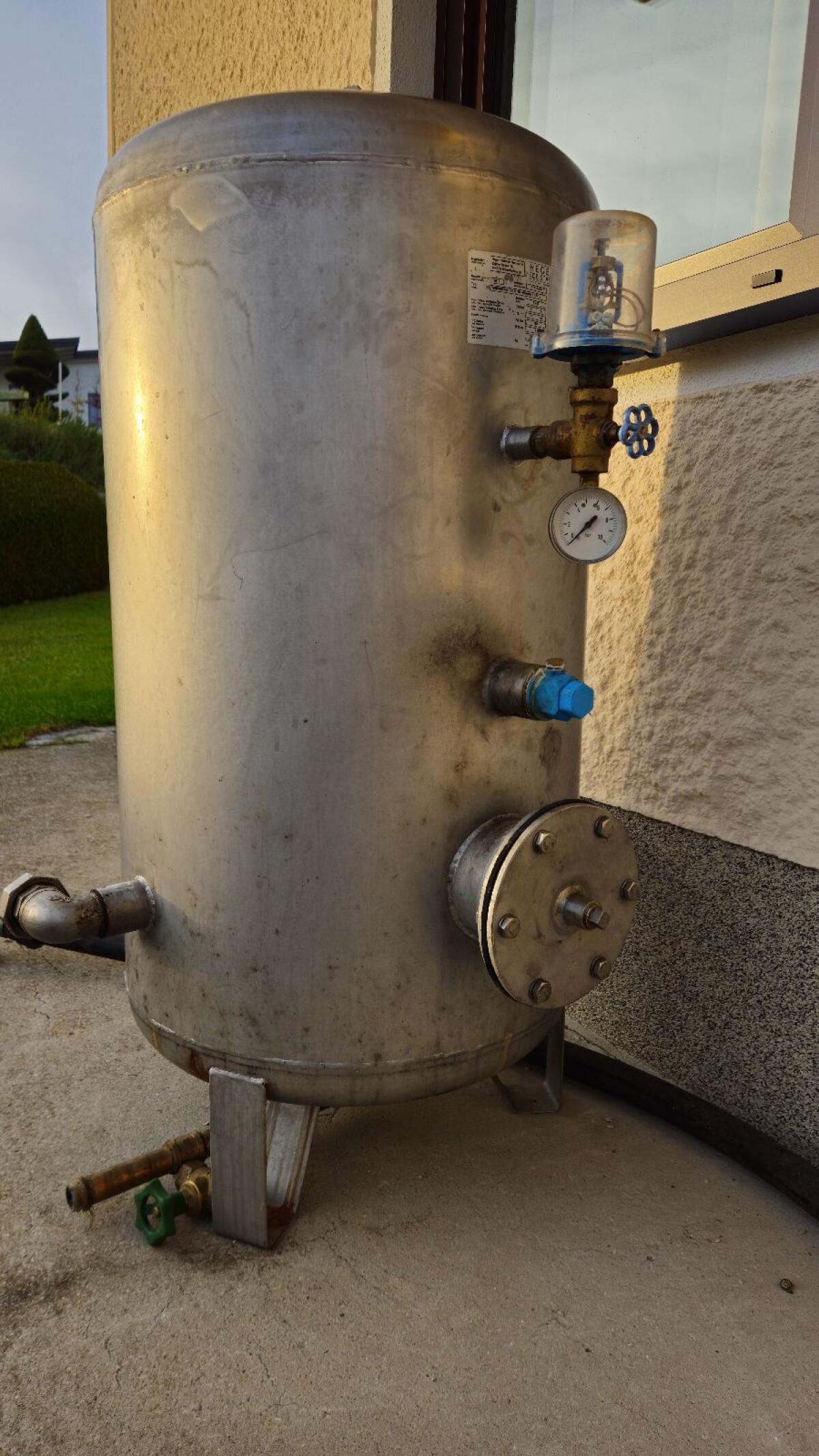 Edelstahl Druckwindkessel 2