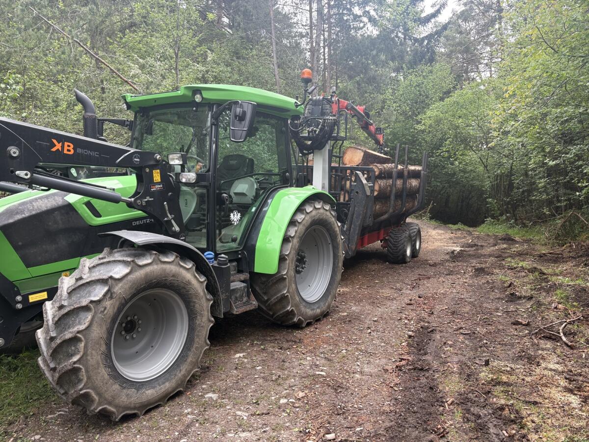 Stepa Rückewagen FH10AK-2SB mit TKZ 5080 Kran 2