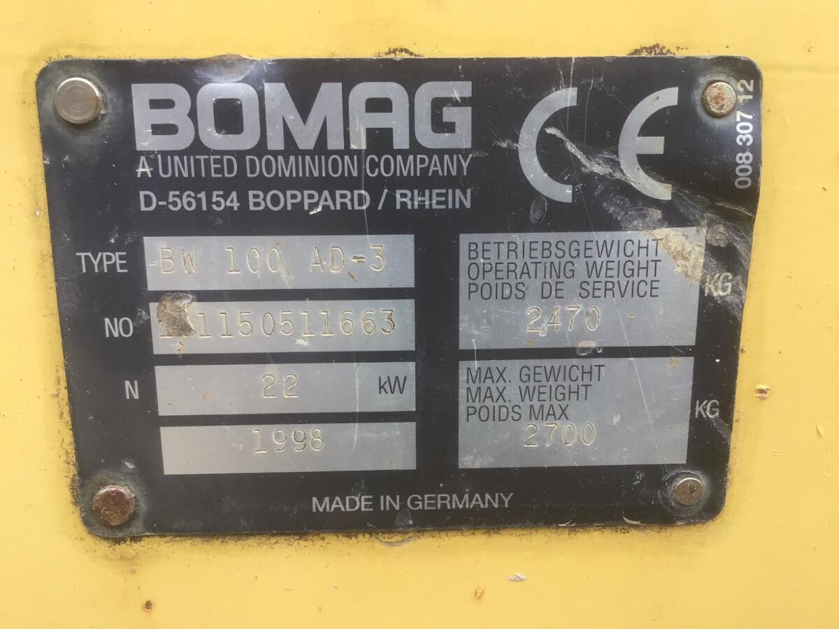 Bomag BW 100 AD-3 3