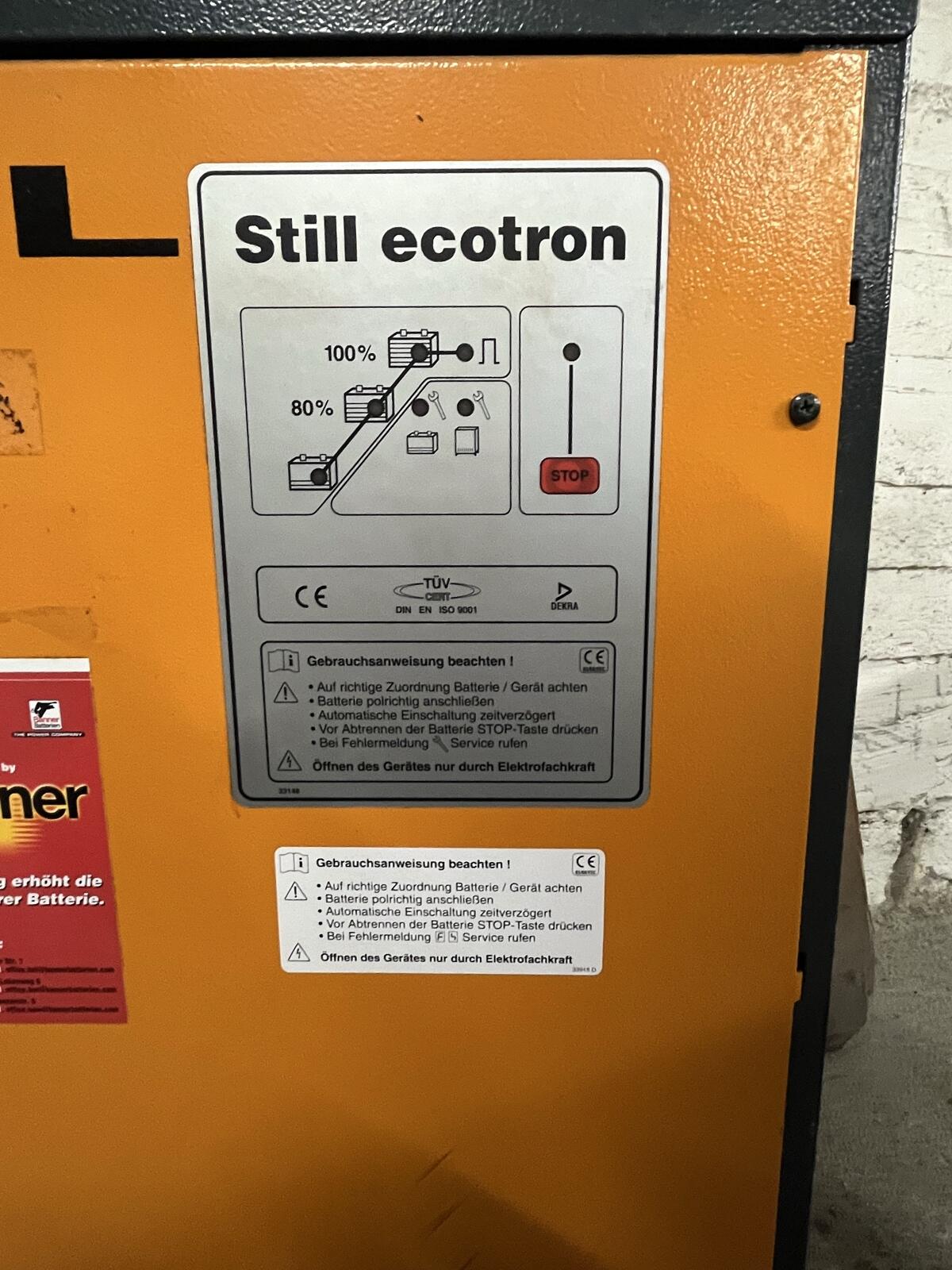 Still Stapler-Ladegerät 48V 105A 2