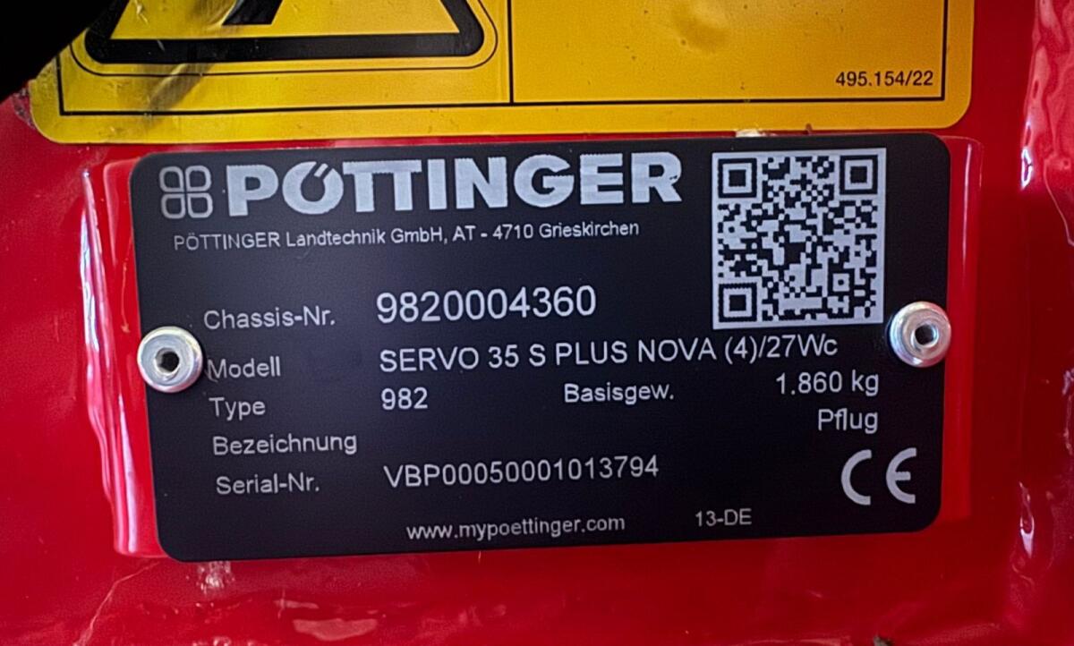 Pöttinger Pflug Servo 35 S Plus 2