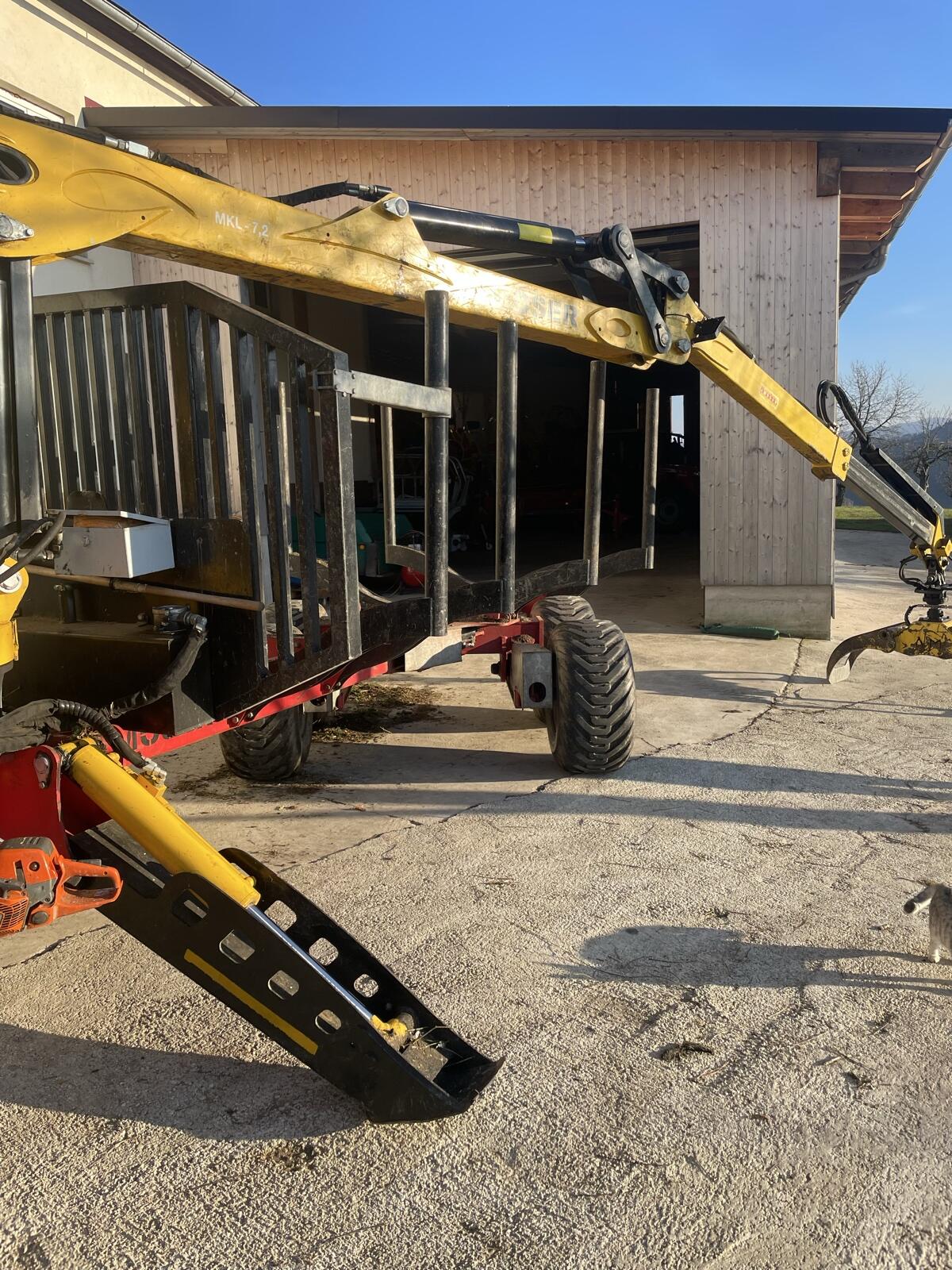 Moser MHD 11 mit Kran MKL 7,2 3