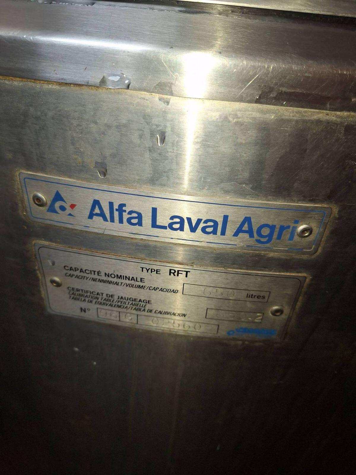 Alfa Laval Milchtank 2