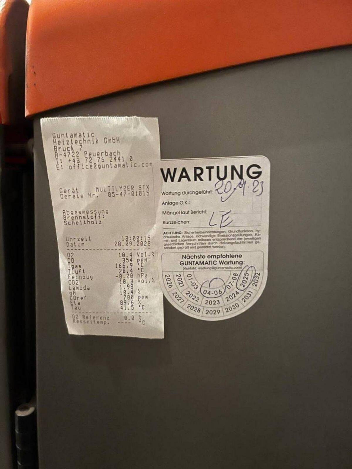 Heizkessel Guntamatic BMK 50 1