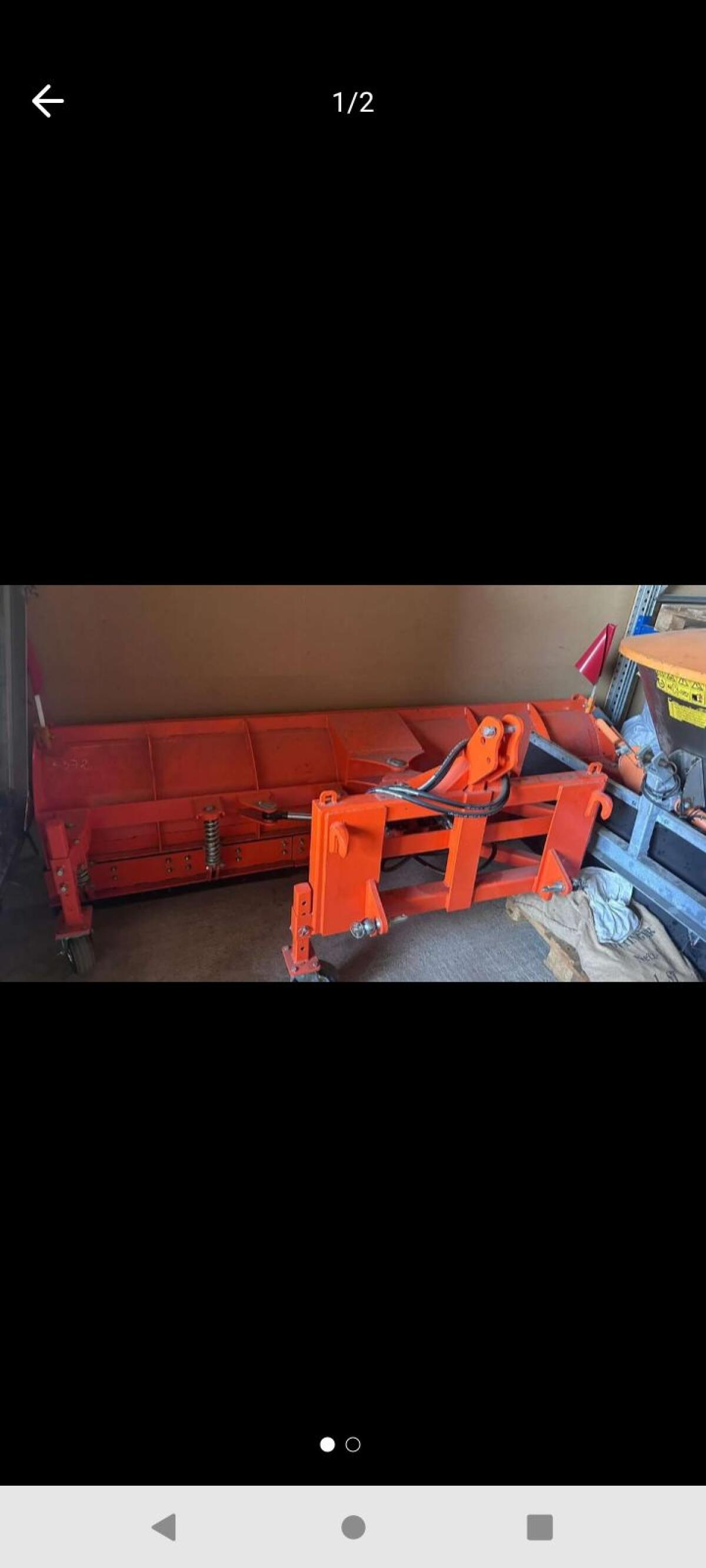 Schneepflug mit Gummileiste Neu 2