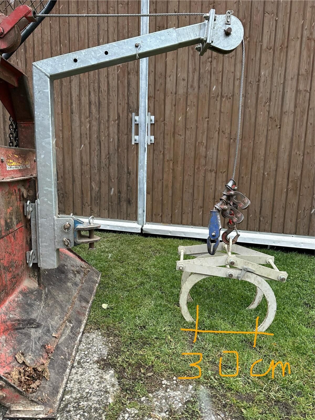 Forstzubehör Hebearm für Seilwinde 2