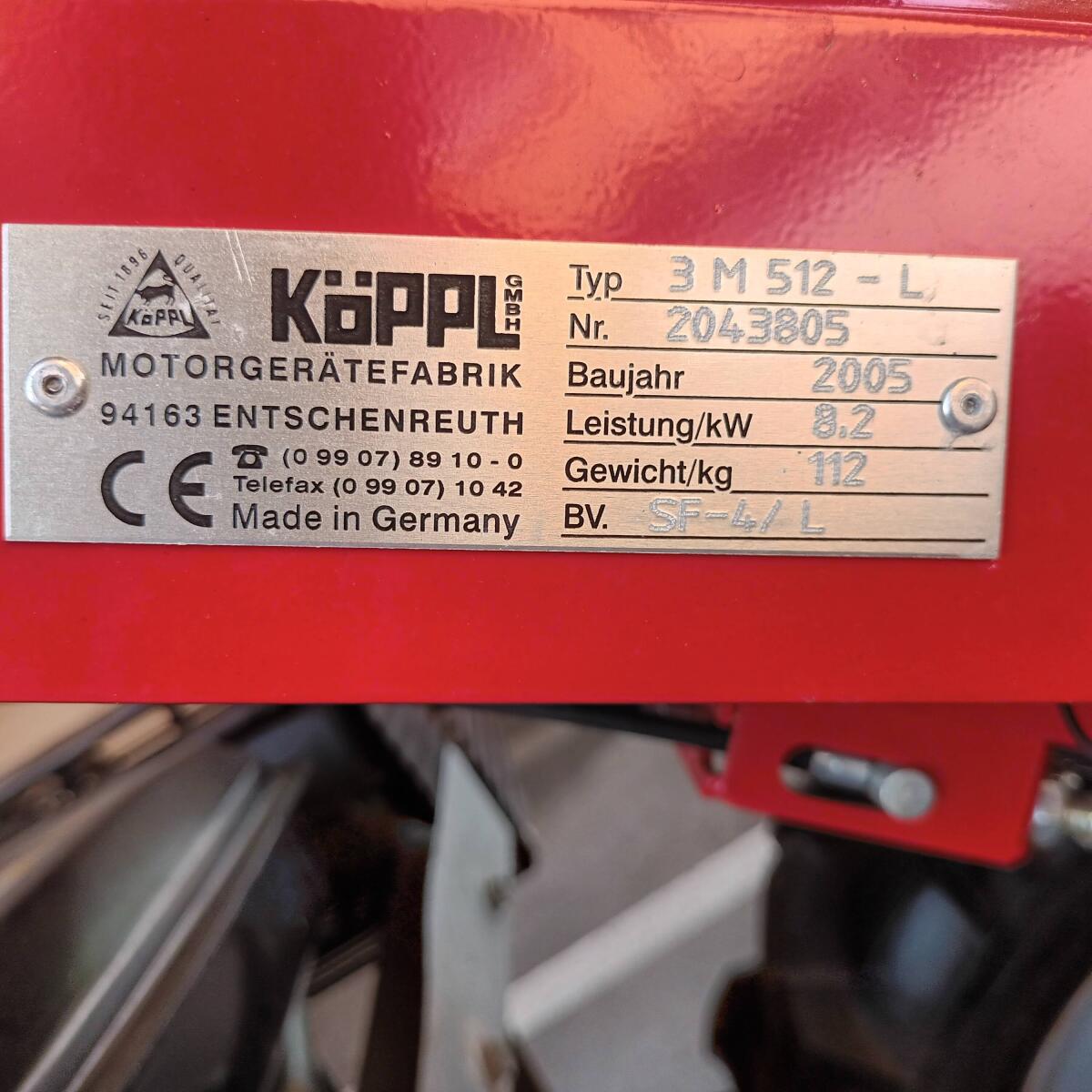 Schneefräse Köppl 2