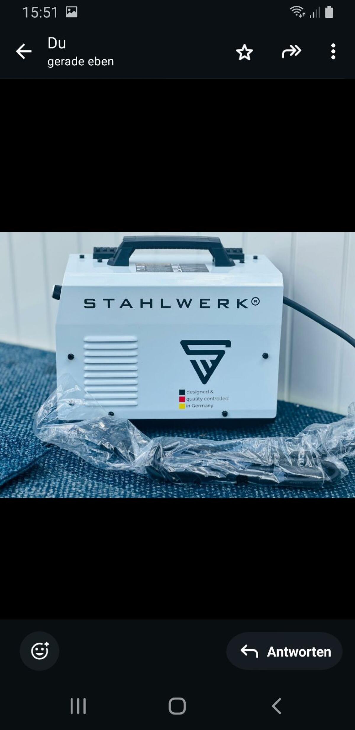 Neu und noch im Karton Stahlwerk Schweißgerät ST 120 2