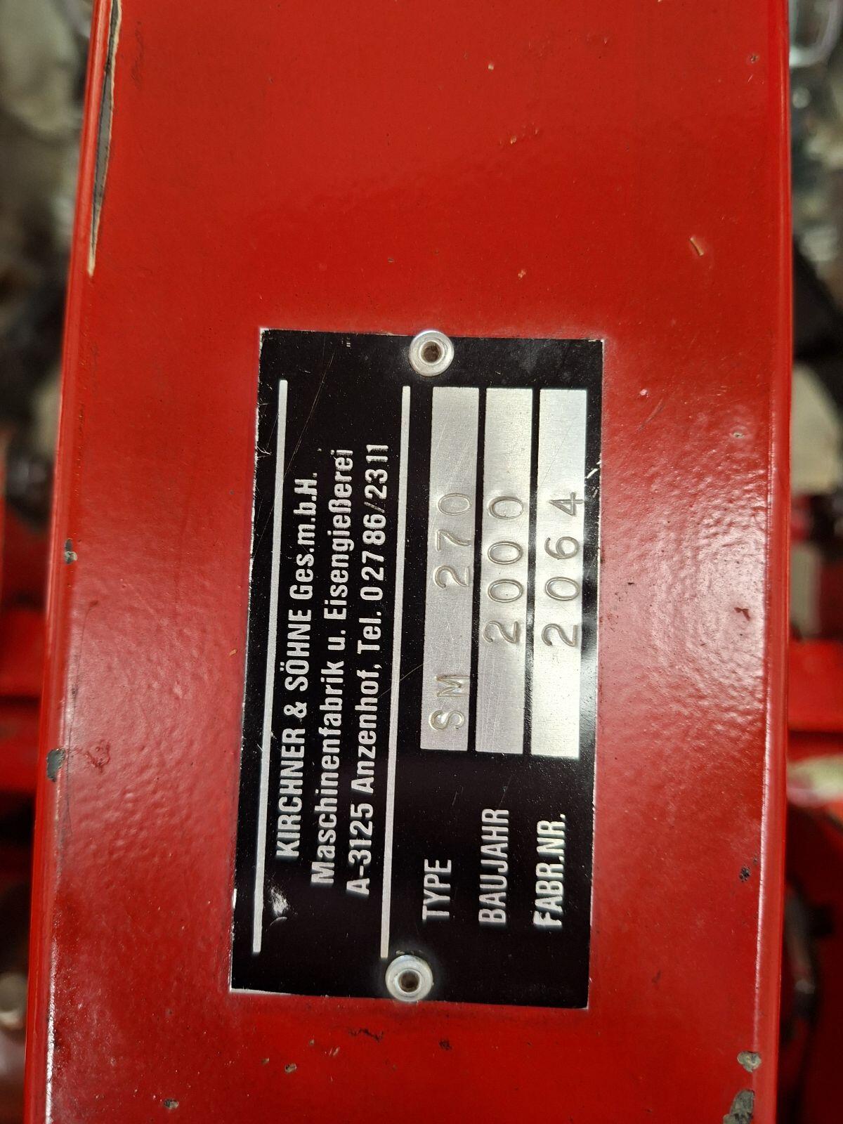 Kirchner Mulcher SM 270 3