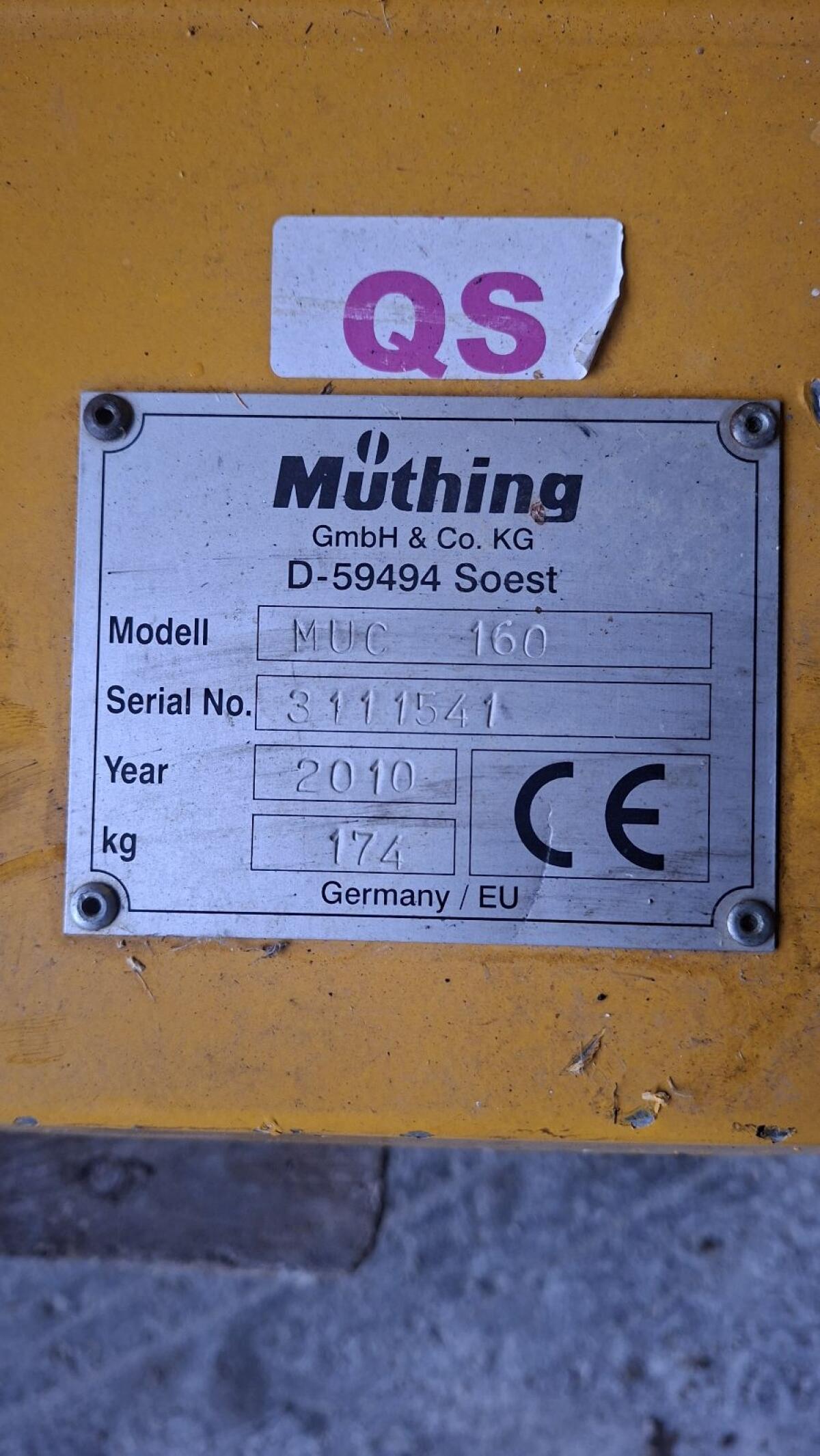 Mulcher Müthing MUC 160 3