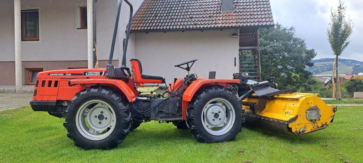 Carraro 5500 mit Mulcher 1