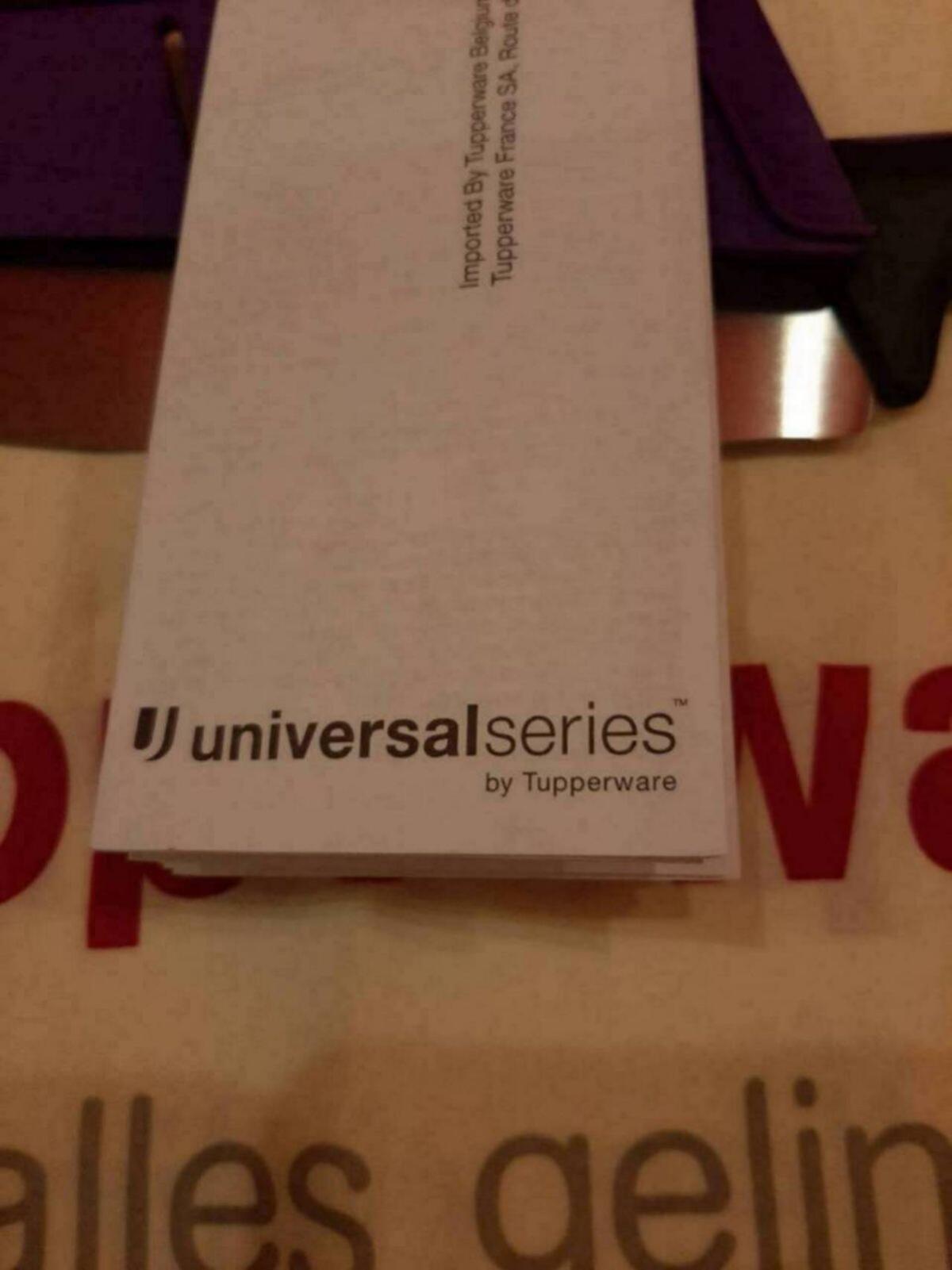 Tupperware Chef Serie Messer 2