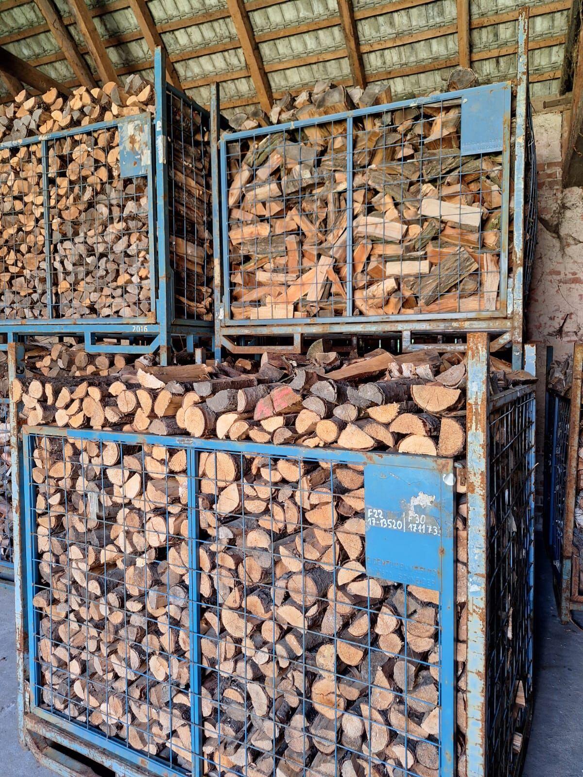 Brennholz Regal Gitterbox Klappbox 2