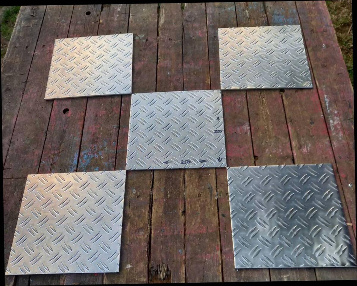 5 Alu-Bleche Grundstärke 5 mm 1