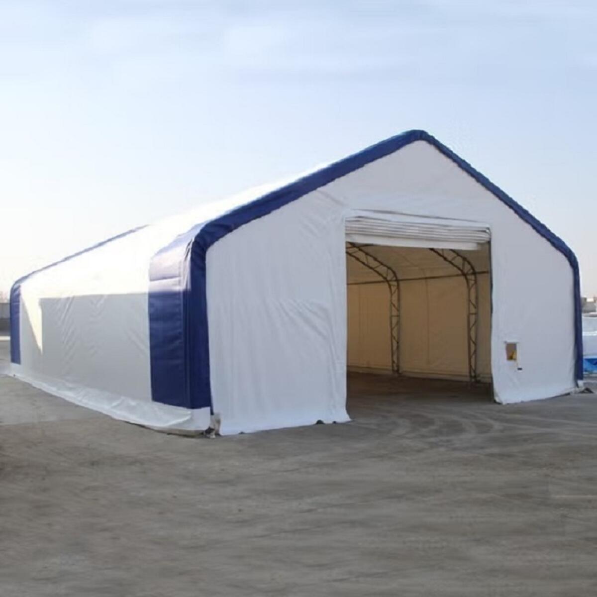 Halle 10 × 12 m, PVC 1